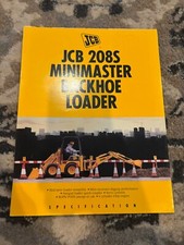 Jcb 208s minimaster for sale  Berlin