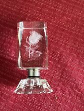 Kristall glasblock rose gebraucht kaufen  München