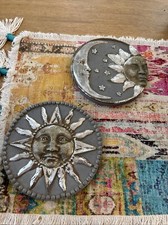 Conjunto de 2 proteções vintage de cimento para jardim lua e estrelas comprar usado  Enviando para Brazil