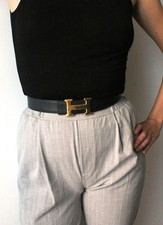 Hermès ceinture cuir d'occasion  Paris XVIII