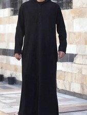 Mens black hooded for sale  LEICESTER