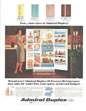 Usado, 1966 Admiral Duplex Freezer Geladeira Impressão Vintage Anúncio Novo comprar usado  Enviando para Brazil