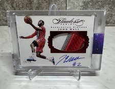 2015-16 Panini Flawless John Wall Patch/Auto Ruby /15 3 Color Patch 💥🔥💥 comprar usado 2015-16 Panini Flawless John Wall Patch/Auto Ruby /15 3 Color Patch 💥🔥💥 comprar usado  Enviando para Brazil