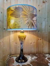 Pied lampe gallé d'occasion  Segonzac