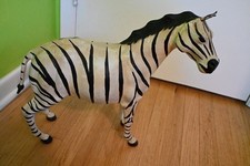 Leather zebra figure for sale  Arlington Heights