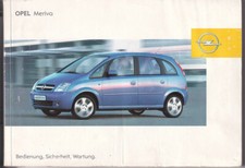 OPEL MERIVA Bedienungsanleitung 2003 Betriebsanleitung Handbuch Bordbuch BA comprar usado  Enviando para Brazil