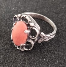 Anello pietra rosso usato  Roma