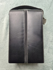 Matt black leather for sale  BANSTEAD