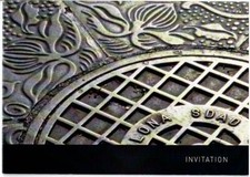Carte invitation exposition d'occasion  Bourg-la-Reine
