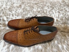 Handmade shoes brown for sale  ILFORD