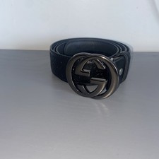 Gucci black buckle for sale  BIRMINGHAM