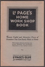 Usado, Le Page's Glue Home Work Shop Book planos de móveis 1927 comprar usado  Enviando para Brazil