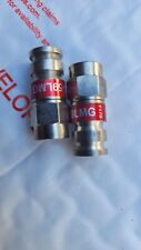 Latão De Compressão Coaxial RG59 Conector Do Cabo De Vídeo Acessórios PCT TRS-59LMG 50pc comprar usado  Enviando para Brazil