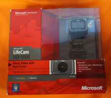 Usado, Câmera webcam Microsoft LifeCam HD-5000 720p HD USB com fio modelo nova caixa aberta comprar usado  Enviando para Brazil