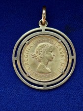Ciondolo oro moneta usato  Volpara
