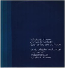 Karlheinz stockhausen gruppen gebraucht kaufen Karlheinz stockhausen gruppen gebraucht kaufen  Deutschland