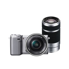 Sony Nex-5R And Pz 16-50Mm 55-210Mm prata comprar usado  Enviando para Brazil