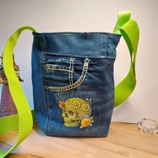 Handtasche diy jeans gebraucht kaufen  Kürten