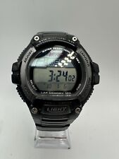 Relógio solar Casio resistente masculino digital preto 120 voltas 3271 W-S220 data do dia 50mm  comprar usado  Enviando para Brazil