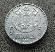Monnaie monaco francs d'occasion  Saint-Étienne-de-Saint-Geoirs