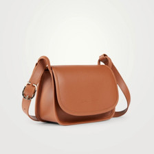 Bolsa tiracolo Longchamp Le Foulonné M couro caramelo bolsa carteiro selim comprar usado  Enviando para Brazil