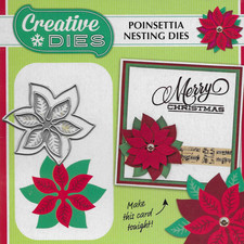 Creative dies poinsettia for sale  IPSWICH