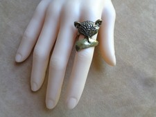Jolie bague renard d'occasion  Le Bugue