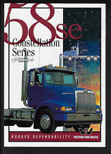 FOLHETO DE ESPECIFICAÇÕES WESTERN STAR TRUCKS CONSTELLATION SERIES 58SE  comprar usado  Enviando para Brazil