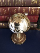 Vintage brass globe for sale  NEWARK