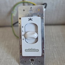 Usado, FAMINATION CW3WH VENTILADOR DE TETO BRANCO E CONTROLE DE PAREDE LEVE comprar usado  Enviando para Brazil