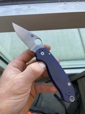 Spyderco para blue for sale  Carson City