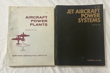 Usinas de energia para aeronaves 1955; Jet Aircraft Power Systems 1965.  Mecânica de avião comprar usado  Enviando para Brazil