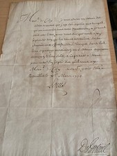 Document signé louis d'occasion  Béziers
