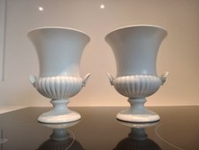 Pair wedgwood white for sale  ABINGDON