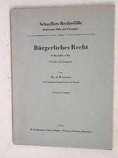 Bürgerliches recht schuldrech gebraucht kaufen  Untersiemau
