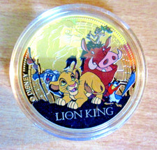 Roi lion medaille d'occasion  Petite-Forêt