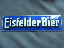 Emailschild eisfelder bier gebraucht kaufen  Lübben-Umland II