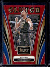 2024-25 Select Stephen Curry Clutch Red Prizm #17/99 Warriors comprar usado  Enviando para Brazil