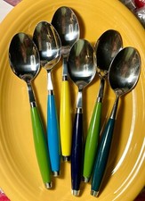 Talheres Fiesta cabo redondo LG SPOON Evergreen cobalto fluxo solar trevo pavão comprar usado  Enviando para Brazil