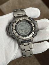 Vintage Casio Pro Trek PRT-411 Triplo Sensor Titânio Relógio Esportivo Masculino JDM 90s comprar usado  Enviando para Brazil