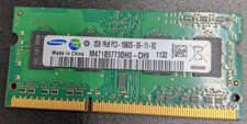 RAM para Notebook Samsung 2GB DDR3 1333MHz PC3-10600S 2Rx8 SODIMM CL9 204Pin, usado comprar usado  Enviando para Brazil