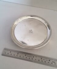 solid silver card tray for sale  TORQUAY