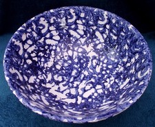 Tin glazed spongeware for sale  NEWTOWN