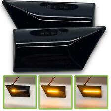 Repetidores laterais dinâmicos de luz de seta LED fumê para Vauxhall Vectra C 02-09 comprar usado  Enviando para Brazil