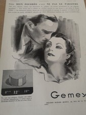 Publicité 1935 gemay d'occasion Publicité 1935 gemay d'occasion  Bordeaux-