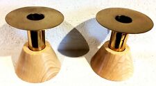 Coppia candelieri ottone usato  Montesilvano