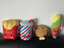 Happy snacks plushies for sale  LONDON