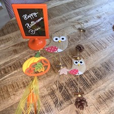 Herbstdeko halloweendeko kürb gebraucht kaufen  Bobingen