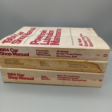1984 car manuals for sale 1984 car manuals for sale Silverwood