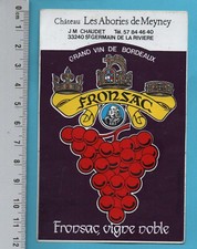 Fronsac chateau abories d'occasion  Jaunay-Clan